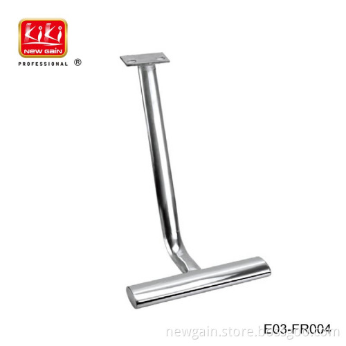 Stainless steel footrest for hair salon barber chair. Hairdressing Chair Footrest E03-FR004